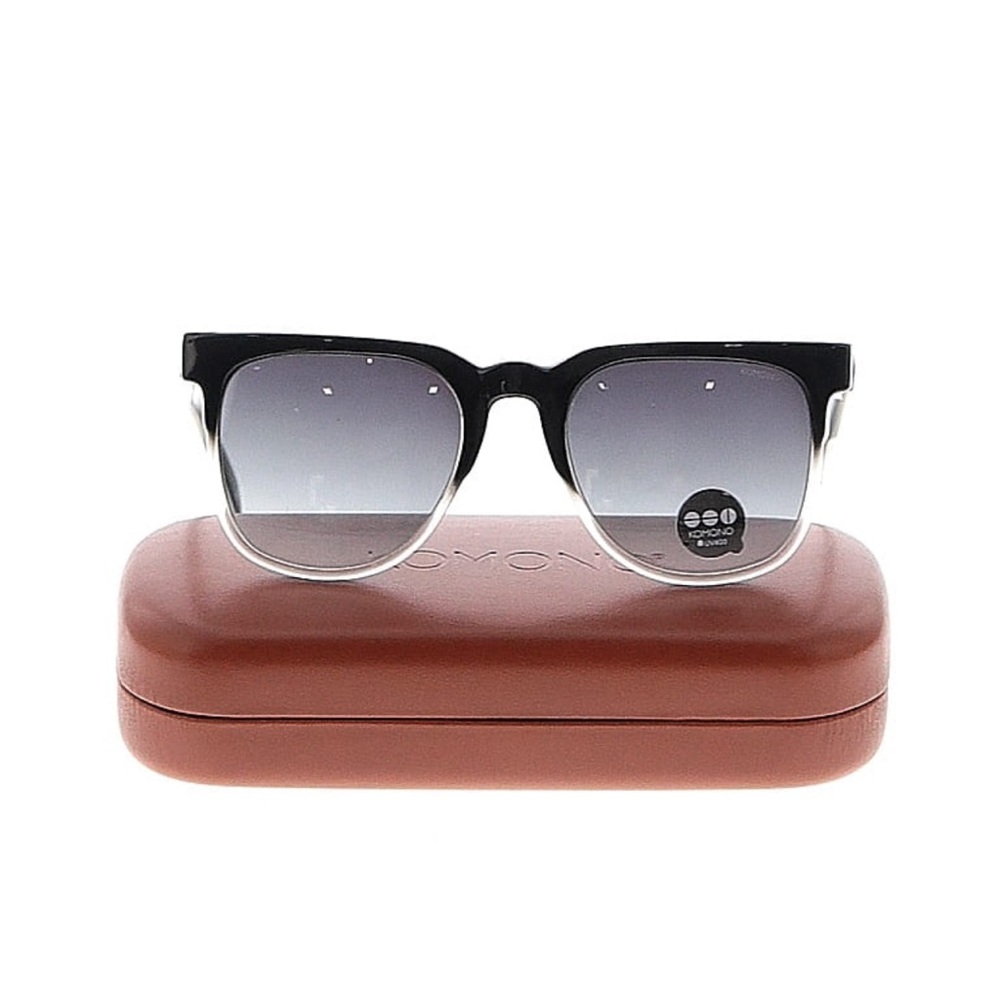 KOMONO Riviera Paisley Sunglasses NEW black grey